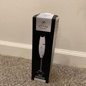 New Zulay kitchen White Milk Frother